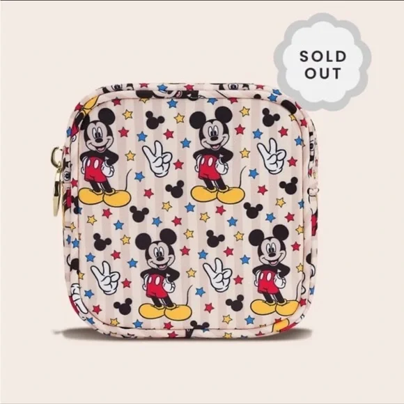 🆕 Stoney Clover Lane x Mickey & Friends Yours Truly Nylon Mini Pouch